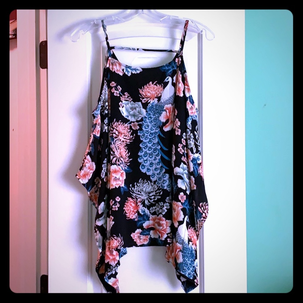 NWT Entro floral off the shoulder top